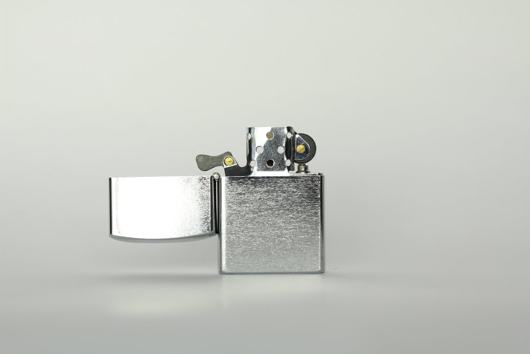 Silver Metal Lighter